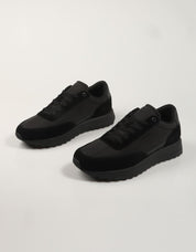 ZAPATILLAS CALVIN KLEIN LOW TOP LACE UP REPREVE MIX en color Negro