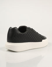 ZAPATILLAS CALVIN KLEIN CHUNKY CUPSOLE LACEUP LTH AOP en color Negro