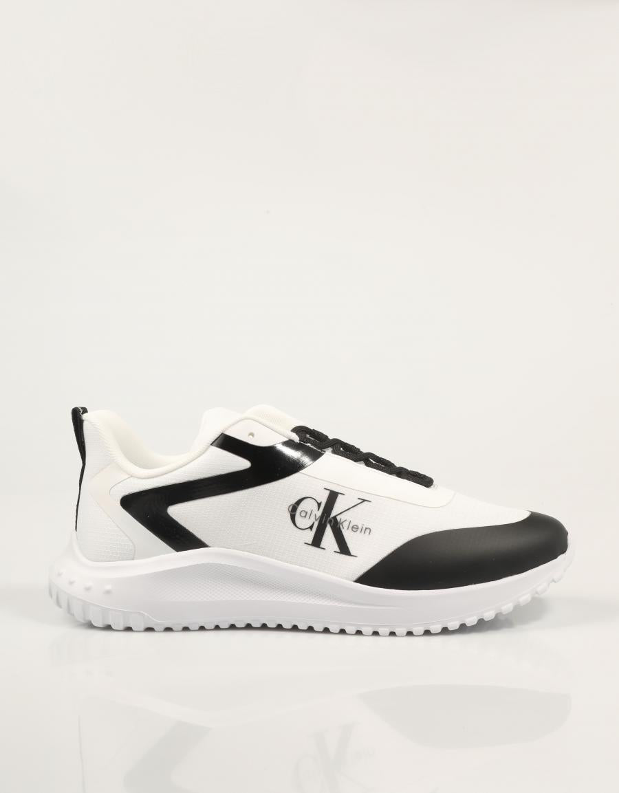 ZAPATILLAS CALVIN KLEIN EVA RUNNER LOW LACE ML MIX II en color Blanco