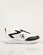 ZAPATILLAS CALVIN KLEIN EVA RUNNER LOW LACE ML MIX II en color Blanco