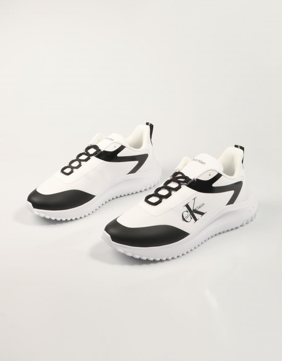 ZAPATILLAS CALVIN KLEIN EVA RUNNER LOW LACE ML MIX II en color Blanco