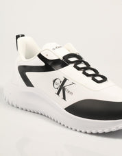 ZAPATILLAS CALVIN KLEIN EVA RUNNER LOW LACE ML MIX II en color Blanco