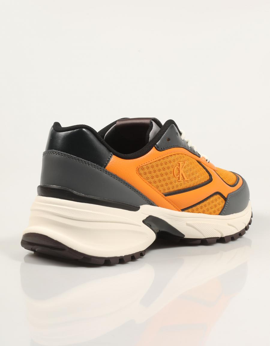 ZAPATILLAS CALVIN KLEIN HIKE RUNNER LACEUP MESH MIX en color Azul marino