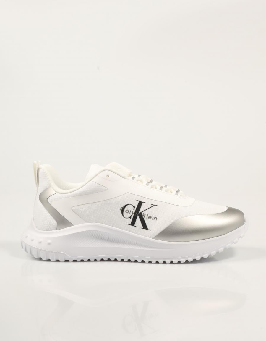 ZAPATILLAS CALVIN KLEIN EVA RUNNER LOW LACE MIX ML WN en color Negro