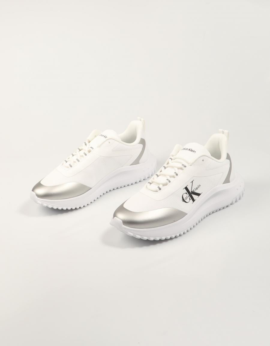 ZAPATILLAS CALVIN KLEIN EVA RUNNER LOW LACE MIX ML WN en color Negro