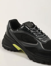 ZAPATILLAS CALVIN KLEIN HIKE RUNNER LACEUP MESH MIX en color Negro
