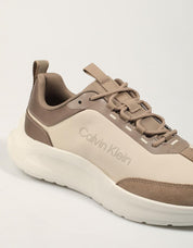 ZAPATILLAS CALVIN KLEIN EVA RUN en color Beige