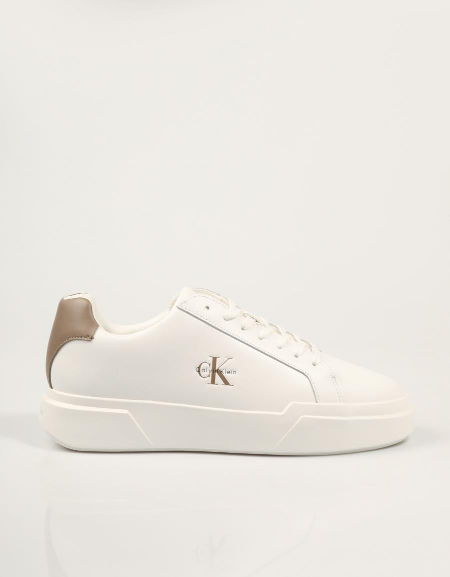 ZAPATILLAS CALVIN KLEIN CHUNKY CUPSOLE LACEUP LTH en color Blanco