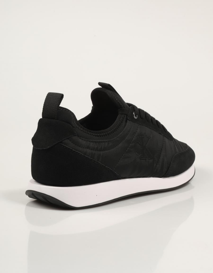 ZAPATILLAS CALVIN KLEIN RETRO RUNNER SOCK LACEUP MIX en color Negro