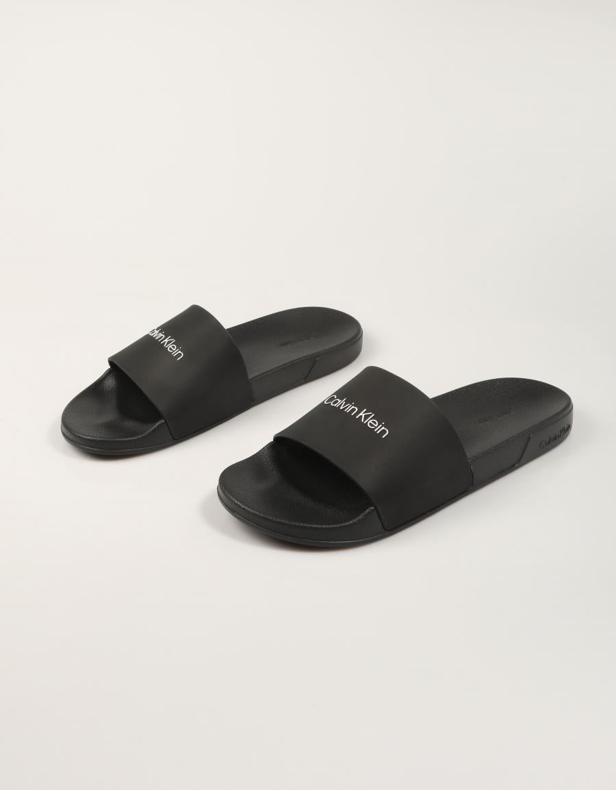 CHANCLAS CALVIN KLEIN ESS SLIDE MONOBRAND CV en color Negro