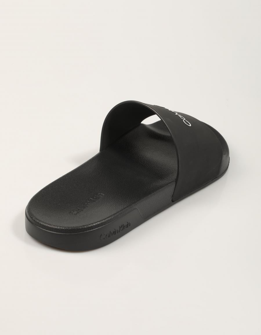 CHANCLAS CALVIN KLEIN ESS SLIDE MONOBRAND CV en color Negro