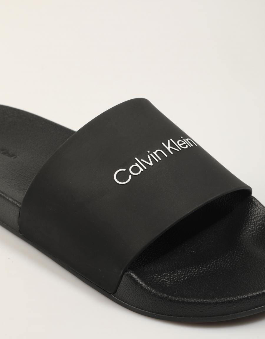 CHANCLAS CALVIN KLEIN ESS SLIDE MONOBRAND CV en color Negro