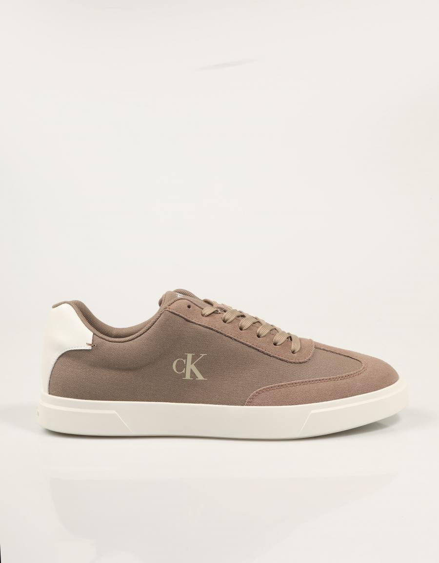 ZAPATILLAS CALVIN KLEIN LOW PROF CUPSOLE CV en color Taupe