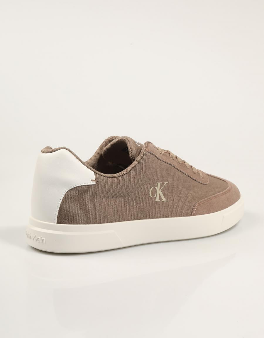 ZAPATILLAS CALVIN KLEIN LOW PROF CUPSOLE CV en color Taupe