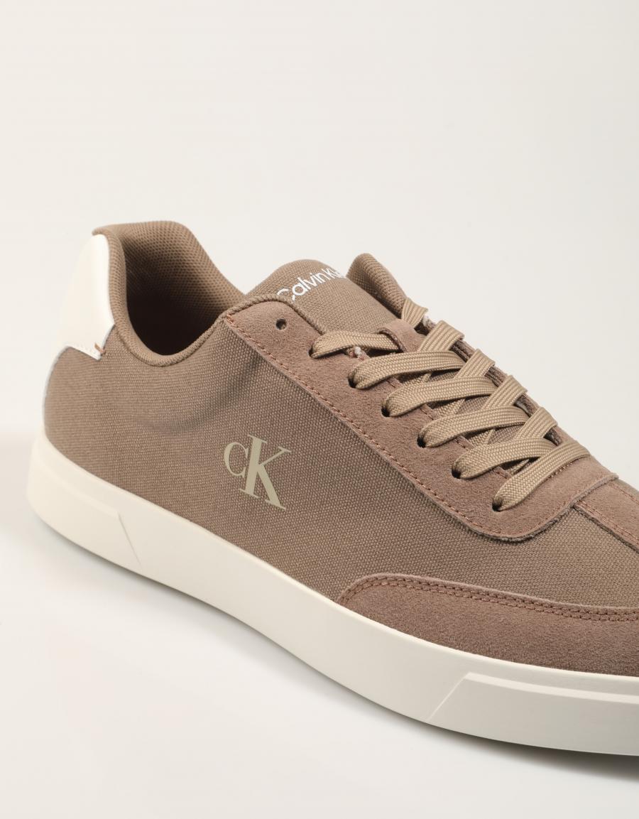 ZAPATILLAS CALVIN KLEIN LOW PROF CUPSOLE CV en color Taupe