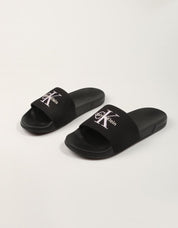 CHANCLAS CALVIN KLEIN ESS SLIDE CV en color Negro