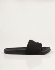 CHANCLAS CALVIN KLEIN ESS SLIDE CANVAS HDW en color Negro