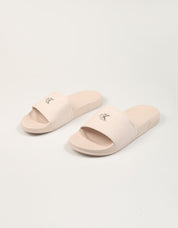 CHANCLAS CALVIN KLEIN ESS SLIDE CANVAS HDW en color Gris
