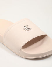CHANCLAS CALVIN KLEIN ESS SLIDE CANVAS HDW en color Gris
