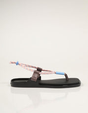 SANDALIAS CALVIN KLEIN BEACH SANDAL ROPE PU 2 en color Negro