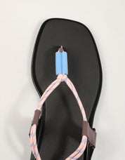 SANDALIAS CALVIN KLEIN BEACH SANDAL ROPE PU 2 en color Negro