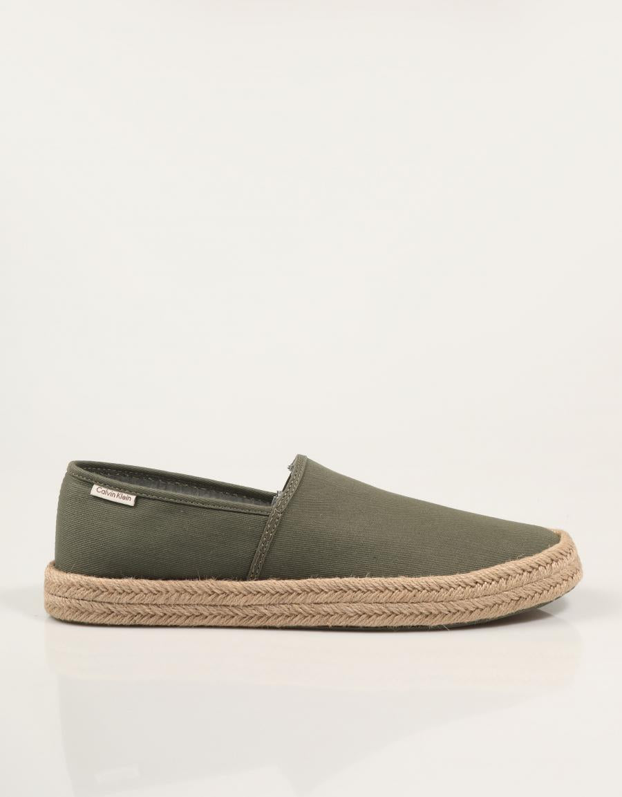 ESPARDEÑAS CALVIN KLEIN ESS ESPADILLE CV en color Kaki