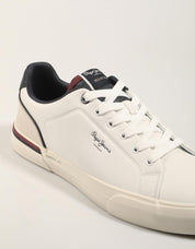 ZAPATILLAS PEPE JEANS KENTON CAMPUS M en color Blanco