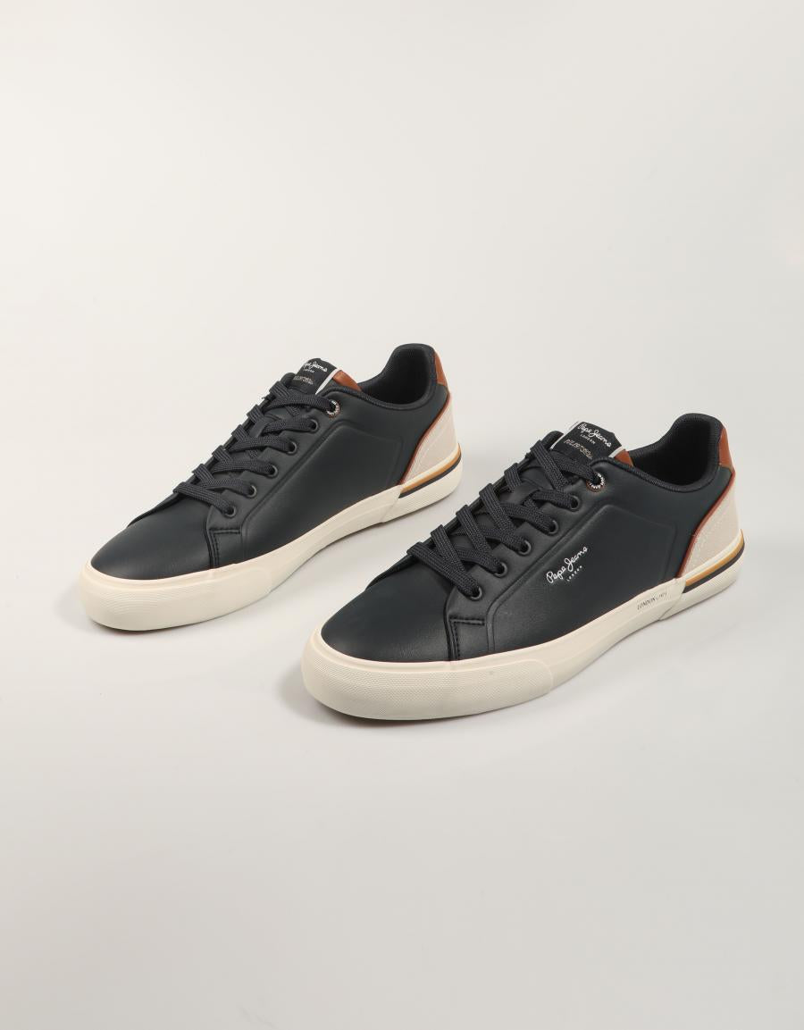 ZAPATILLAS PEPE JEANS KENTON CAMPUS M en color Azul marino