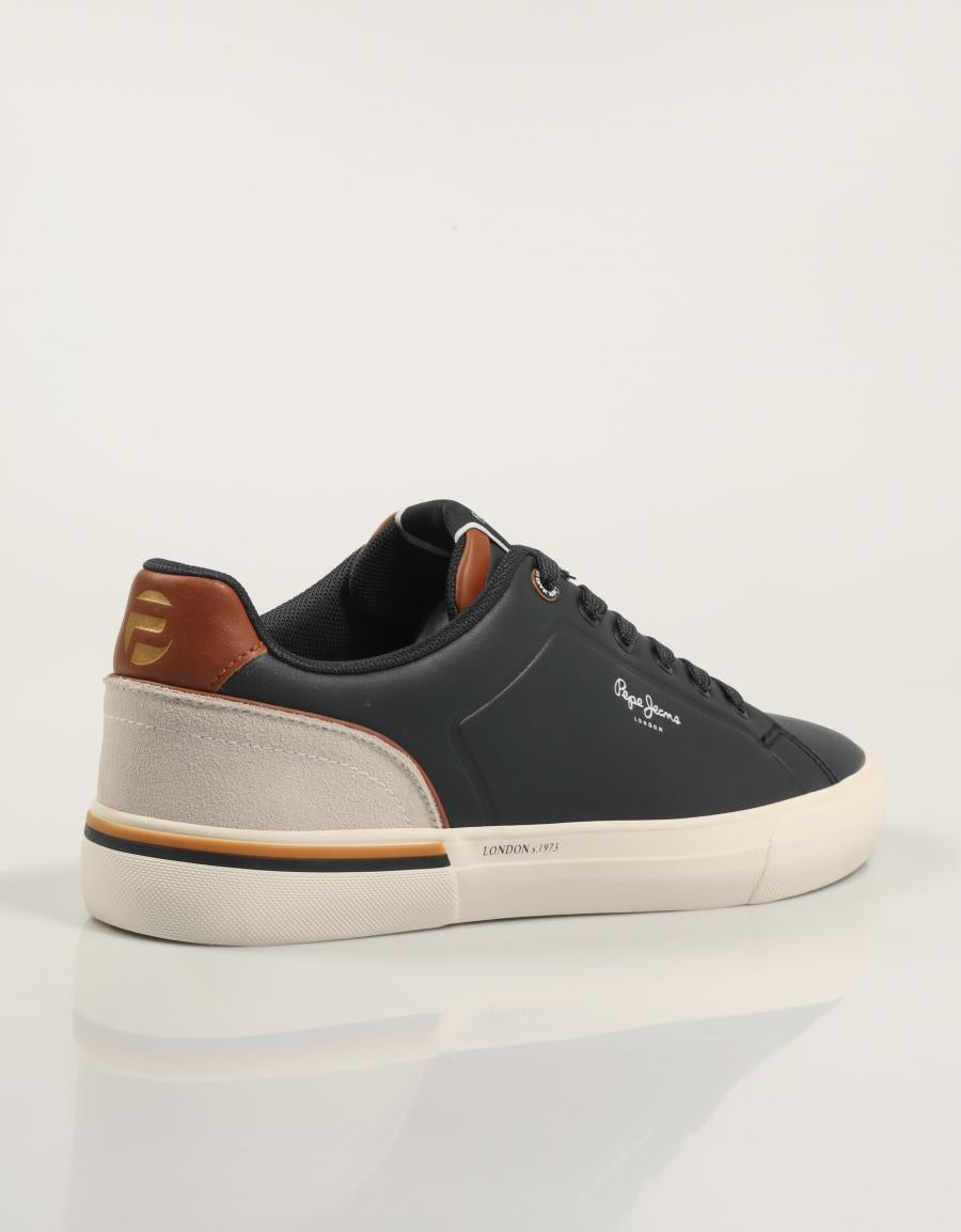 ZAPATILLAS PEPE JEANS KENTON CAMPUS M en color Azul marino