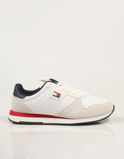 ZAPATILLAS TOMMY HILFIGER BOWIE TJM EVA RUNNER LEATHER en color Blanco