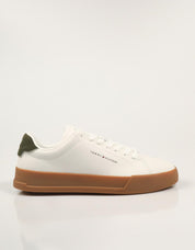 ZAPATILLAS TOMMY HILFIGER TH COURT LTH DETAIL ESS en color Hielo