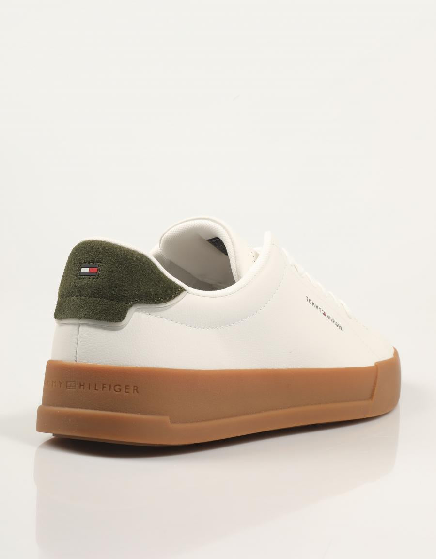 ZAPATILLAS TOMMY HILFIGER TH COURT LTH DETAIL ESS en color Hielo