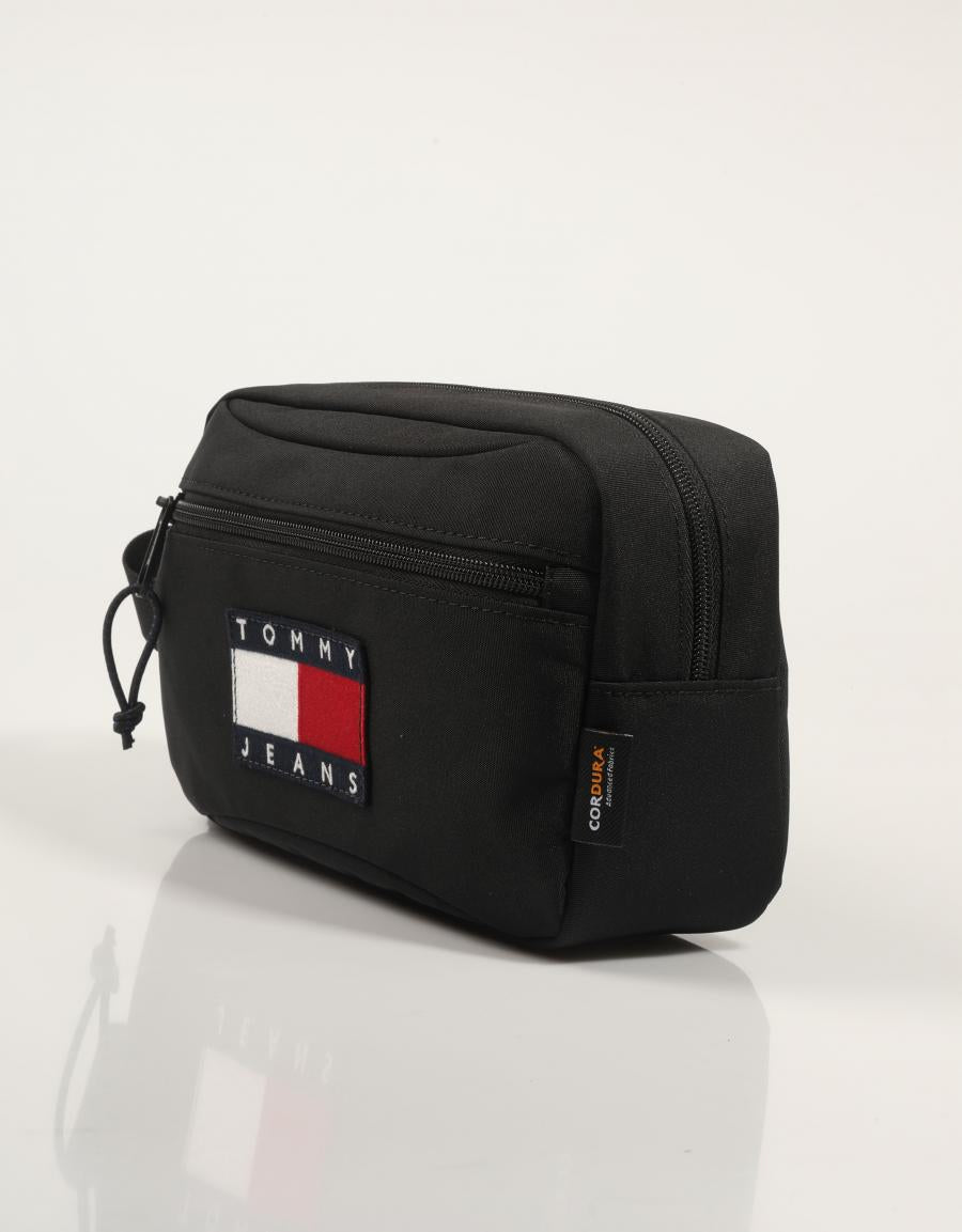 NECESER TOMMY HILFIGER TJM ARCHIVE WASHBAG en color Negro