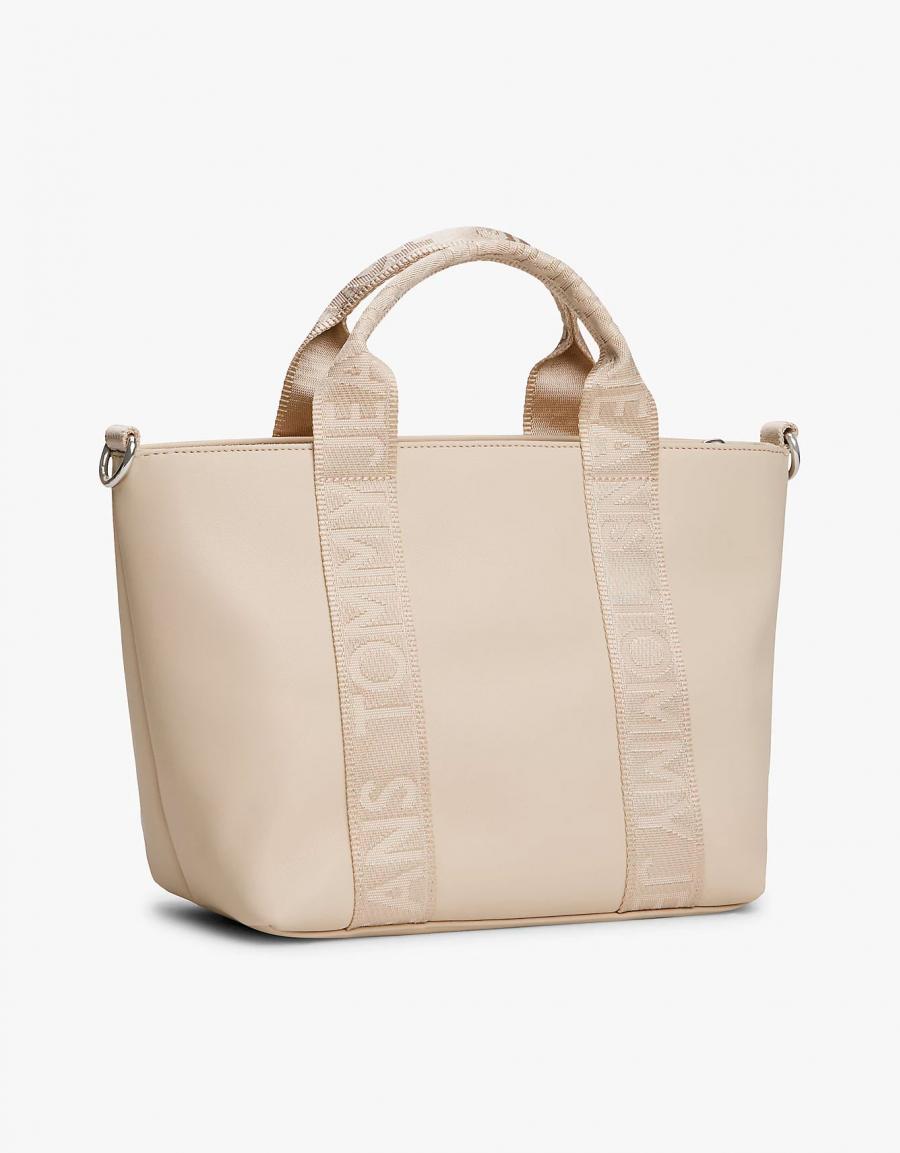 BOLSO TOMMY HILFIGER TJW DAILY ELEVATED MINI TOTE en color Beige