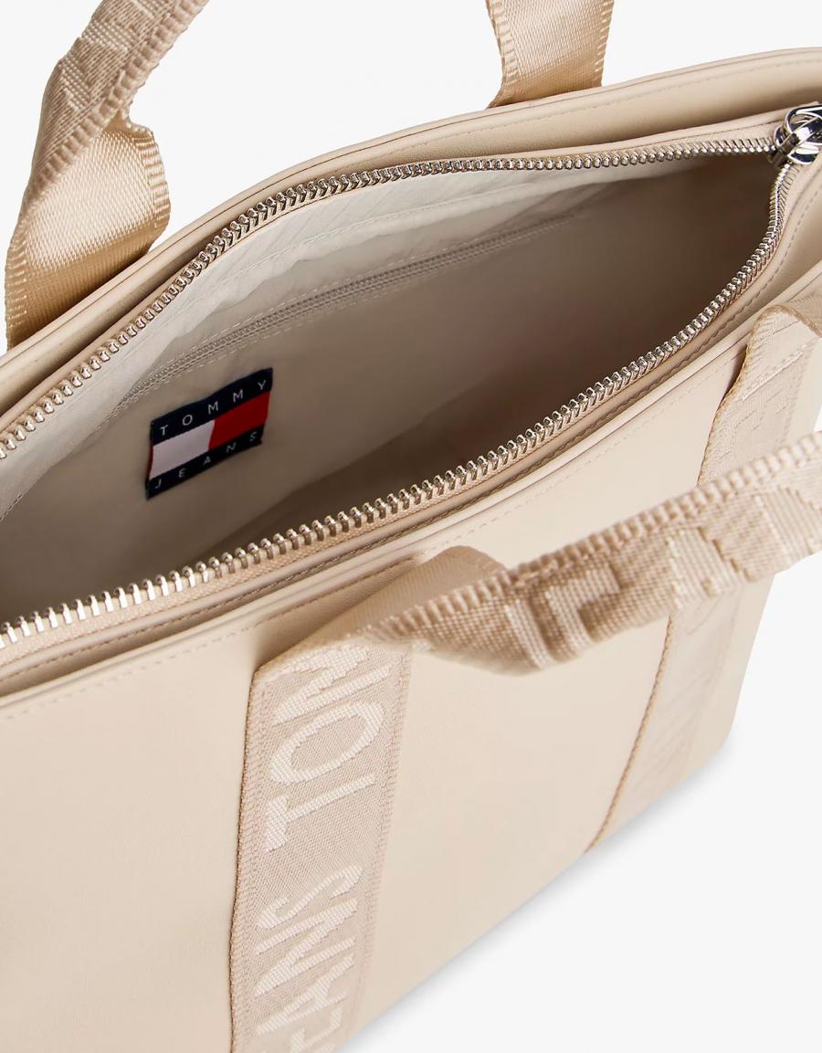 BOLSO TOMMY HILFIGER TJW DAILY ELEVATED MINI TOTE en color Beige