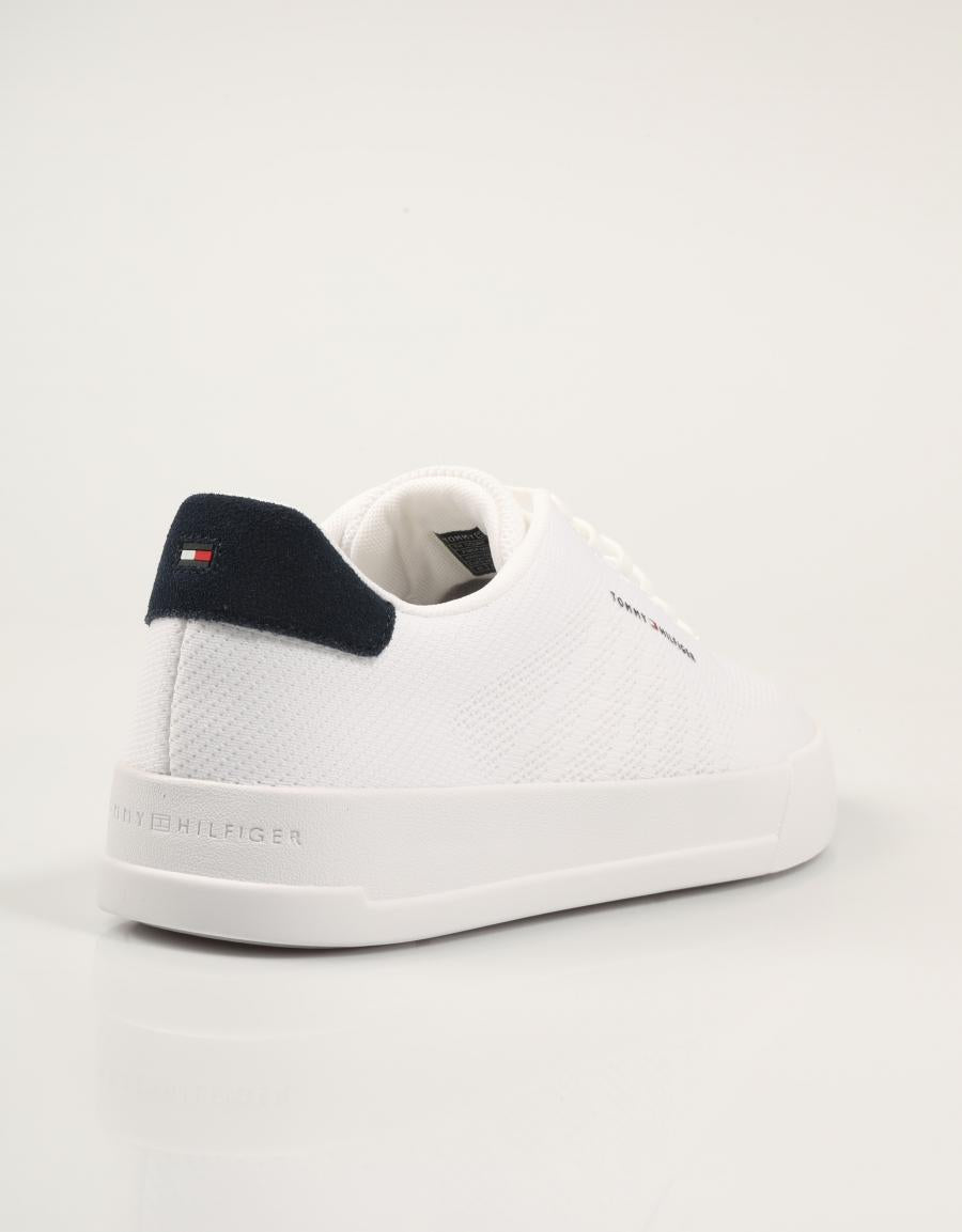 ZAPATILLAS TOMMY HILFIGER COURT KNIT en color Blanco