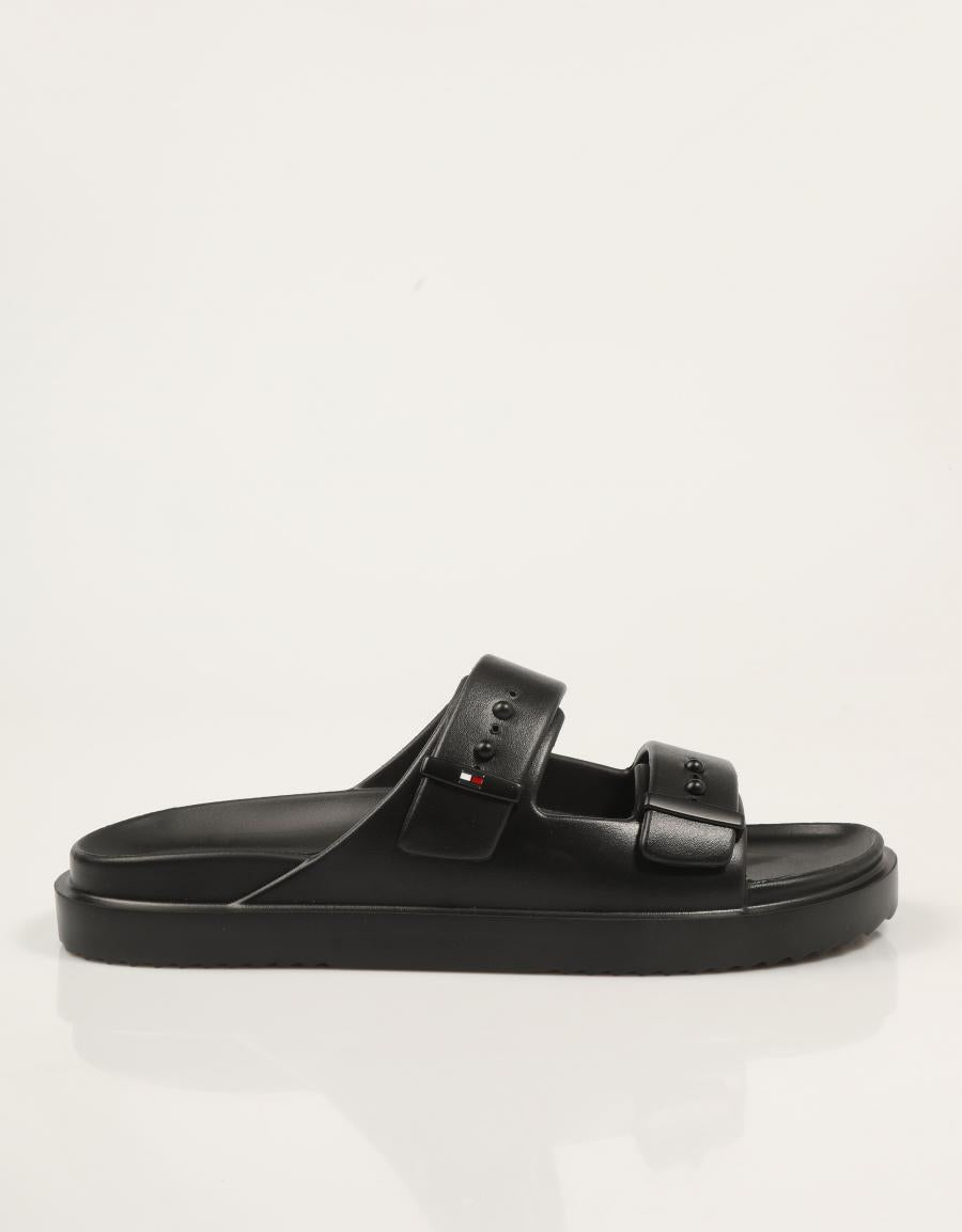 ZAPATILLAS TOMMY HILFIGER POOL SLIDER en color Negro