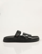 SANDALIAS TOMMY HILFIGER LTH SANDAL en color Negro