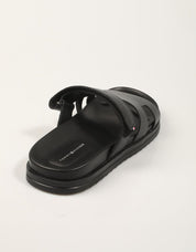 SANDALIAS TOMMY HILFIGER LTH SANDAL en color Negro