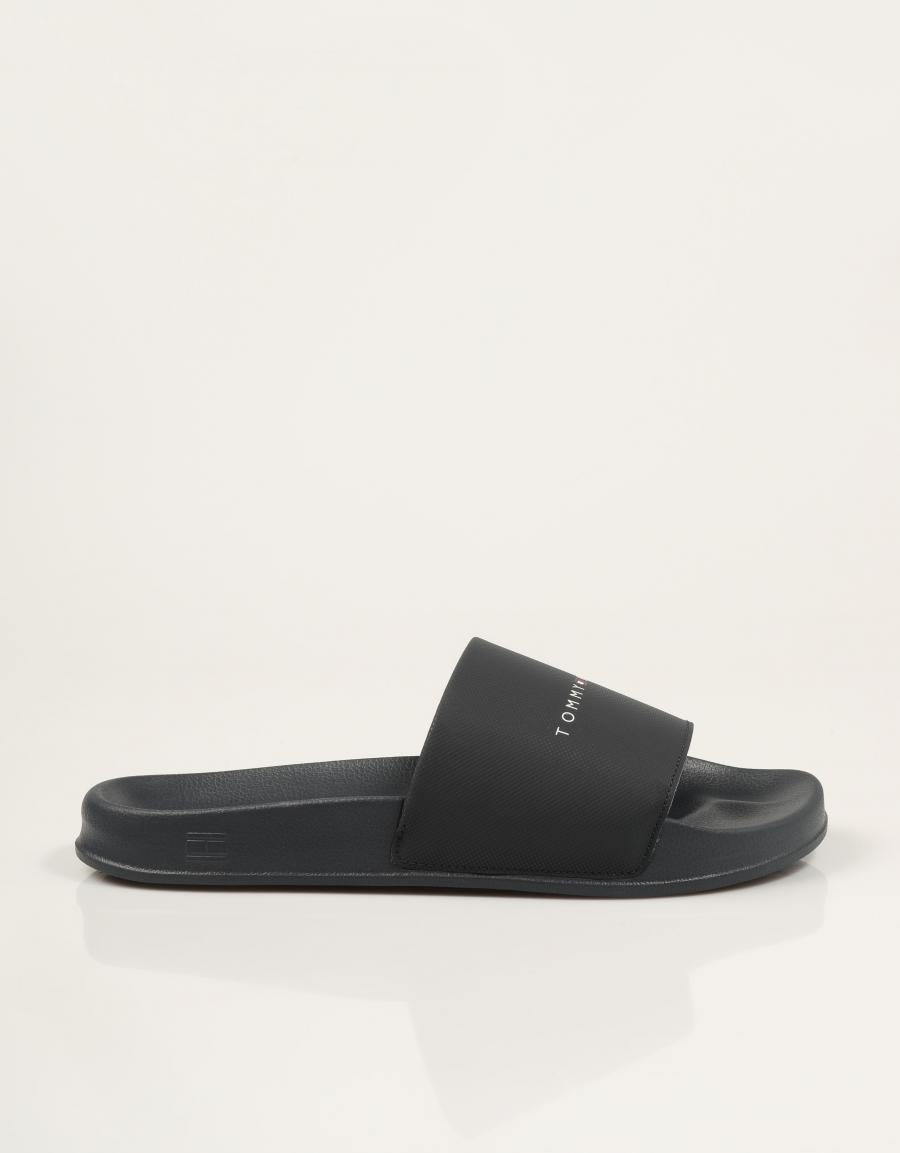 CHANCLAS TOMMY HILFIGER POOL SLIDE en color Azul marino