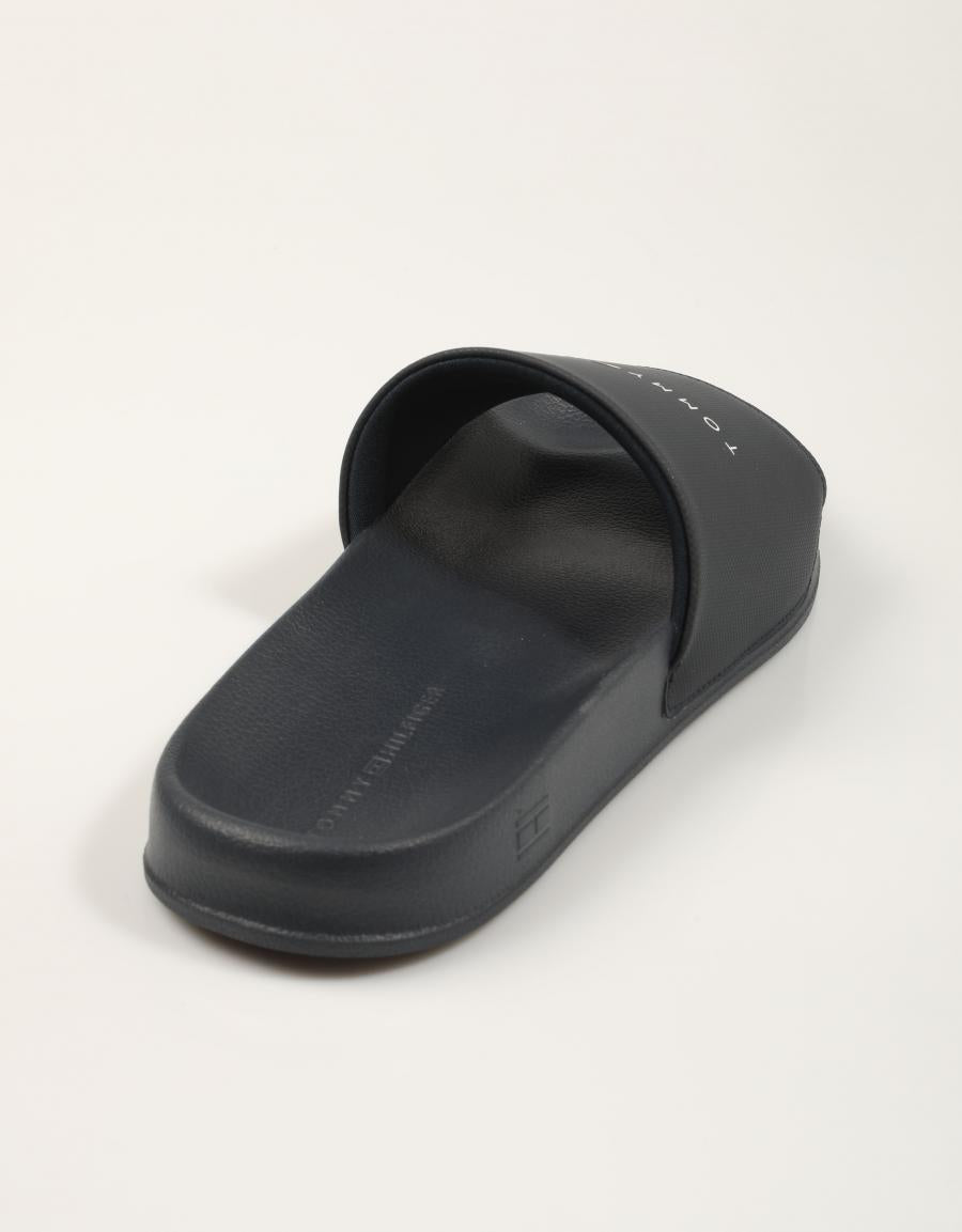 CHANCLAS TOMMY HILFIGER POOL SLIDE en color Azul marino