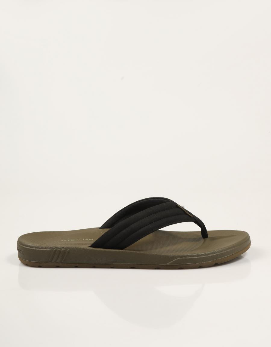 CHANCLAS TOMMY HILFIGER LTH BEACH en color Negro