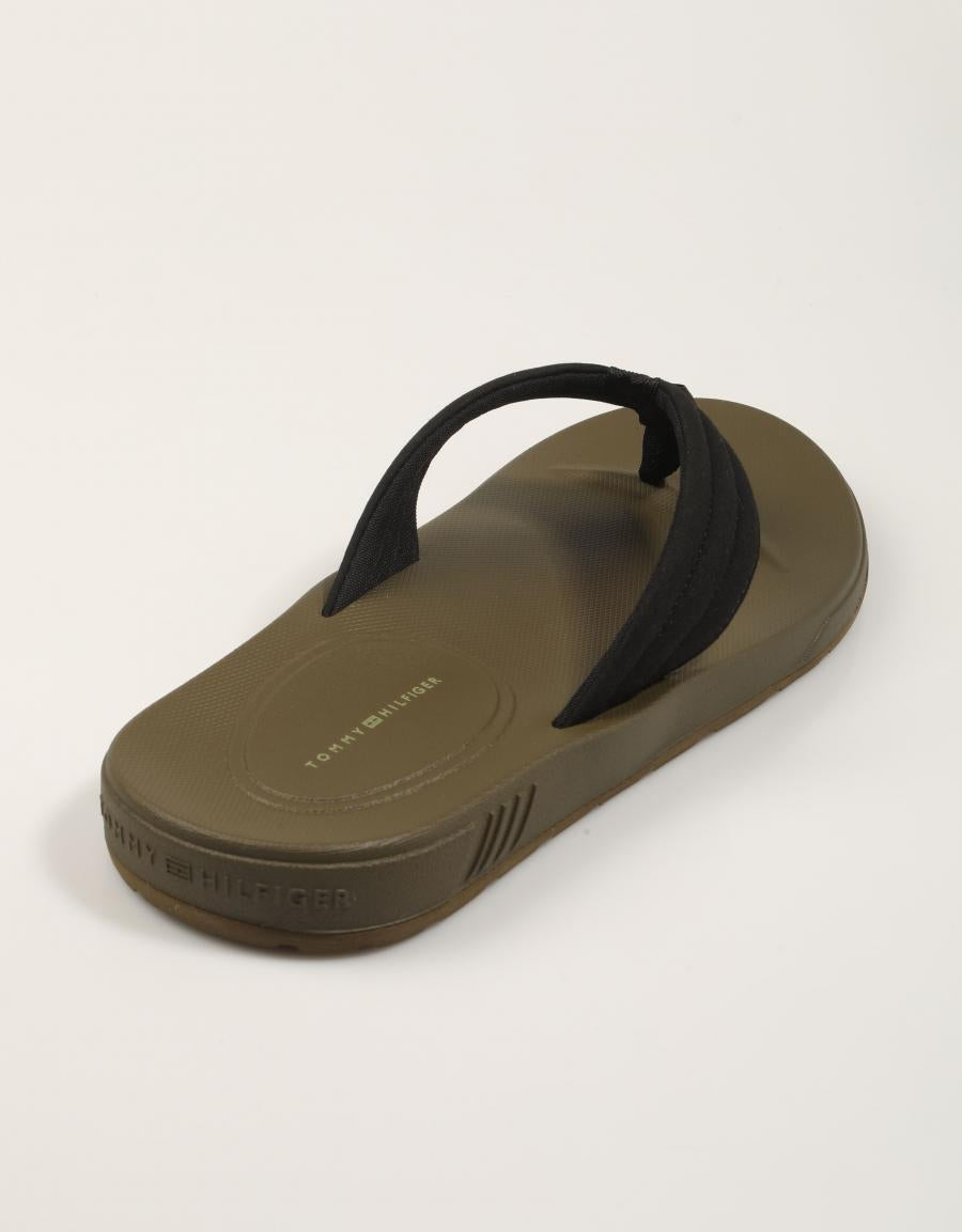 CHANCLAS TOMMY HILFIGER LTH BEACH en color Negro