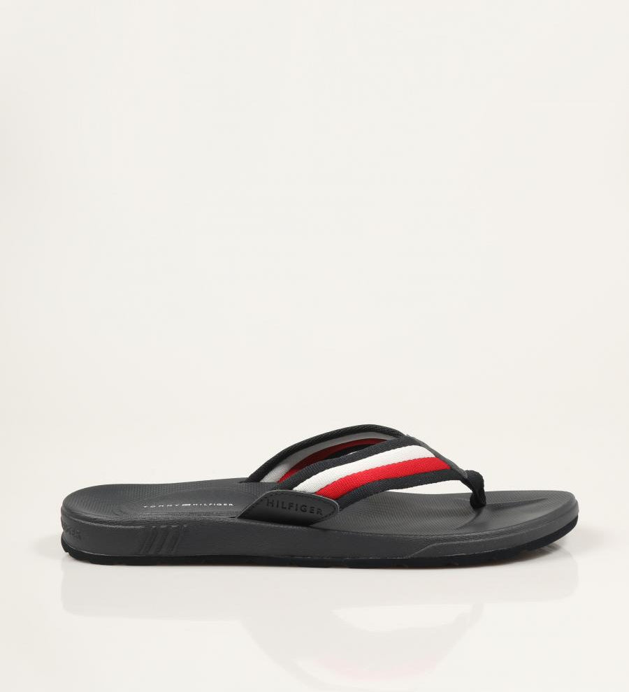 CHANCLAS TOMMY HILFIGER MOLDED HILFIGER RWB BEACH SANDAL en color Azul marino
