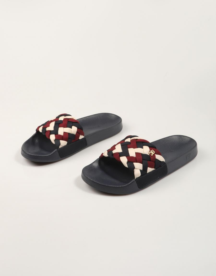 CHANCLAS TOMMY HILFIGER POOL SLIDE en color Multicolor