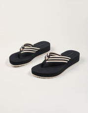 CHANCLAS TOMMY HILFIGER TH STRIPE SUMMER SANDAL en color Azul marino