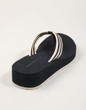 CHANCLAS TOMMY HILFIGER TH STRIPE SUMMER SANDAL en color Azul marino