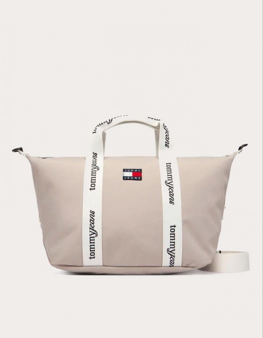 BOLSO TOMMY HILFIGER MINI TOTE en color Beige