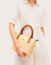 TOMMY HILFIGER POPETTE MINI TOTE RAFFIA 89558