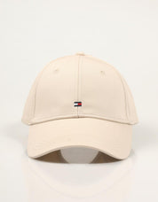 GORRA TOMMY HILFIGER TH FLAG COTTON 6 PANEL CAP en color Beige
